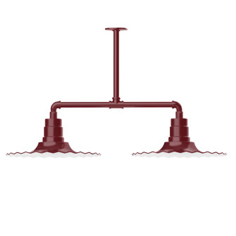 Radial Two Light Pendant in Navy (518|MSD15950T48G05)