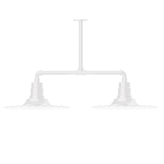 Radial Two Light Pendant in White (518|MSD15944T36)