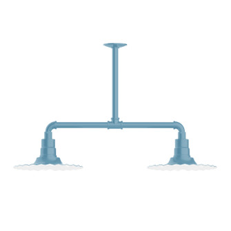 Radial Two Light Pendant in Light Blue (518|MSD15854T30)