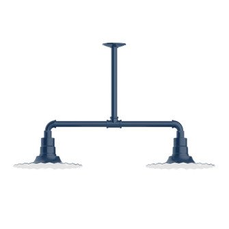 Radial Two Light Pendant in Navy (518|MSD15850T48)