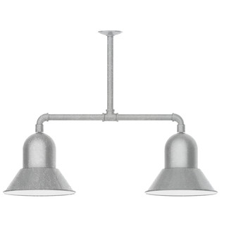 Prima Two Light Pendant in Painted Galvanized (518|MSD12349T48)