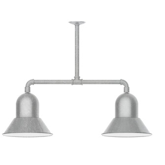 Prima Two Light Pendant in Painted Galvanized (518|MSD12349T36)