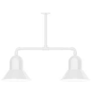 Prima Two Light Pendant in White (518|MSD12344)