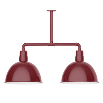 Deep Bowl Two Light Pendant in Barn Red (518|MSD11755T30W16)