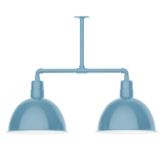 Deep Bowl Two Light Pendant in Light Blue (518|MSD11754T48)