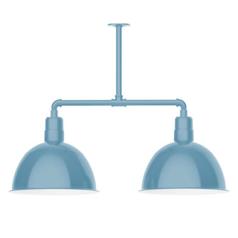 Deep Bowl Two Light Pendant in Light Blue (518|MSD11754T24G05)