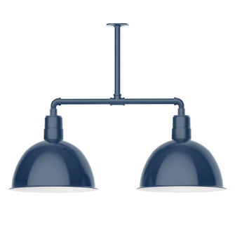 Deep Bowl Two Light Pendant in Navy (518|MSD11750T24)
