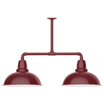 Cafe Two Light Pendant in Barn Red (518|MSD10855T48G05)