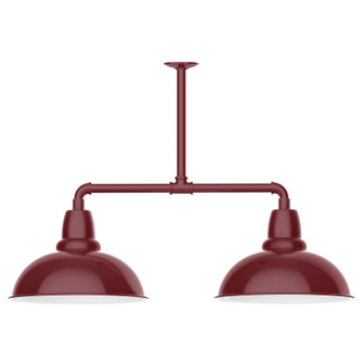 Cafe Two Light Pendant in Barn Red (518|MSD10855T36W16)