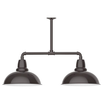 Cafe Two Light Pendant in Architectural Bronze (518|MSD10851T24G05)