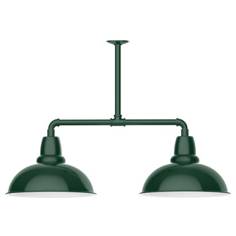 Cafe Two Light Pendant in Forest Green (518|MSD10842T30W16)