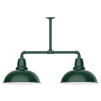 Cafe Two Light Pendant in Forest Green (518|MSD10842T24)