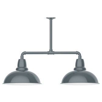 Cafe Two Light Pendant in Slate Gray (518|MSD10840T36G05)