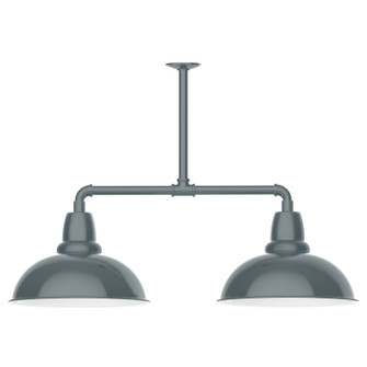 Cafe Two Light Pendant in Slate Gray (518|MSD10840T36)