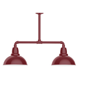 Cafe Two Light Pendant in Barn Red (518|MSD10655T48G05)
