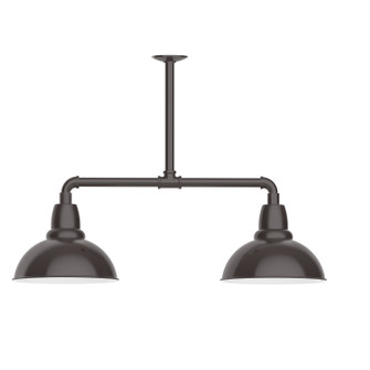 Cafe Two Light Pendant in Architectural Bronze (518|MSD10651)