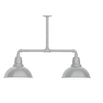 Cafe Two Light Pendant in Painted Galvanized (518|MSD10649T30)