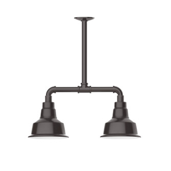 Warehouse Two Light Pendant in Architectural Bronze (518|MSB18051T30)