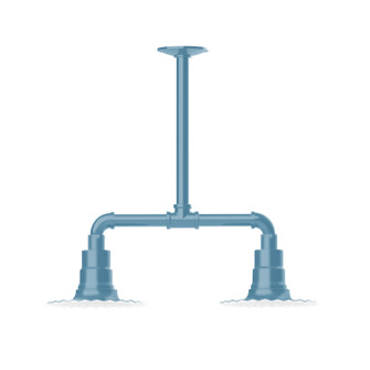 Radial Two Light Pendant in Light Blue (518|MSB15754T48)