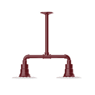 Radial Two Light Pendant in Architectural Bronze (518|MSB15751G05)