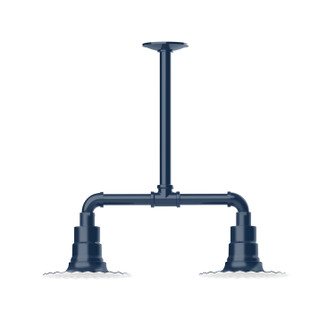 Radial Two Light Pendant in Navy (518|MSB15750T48)