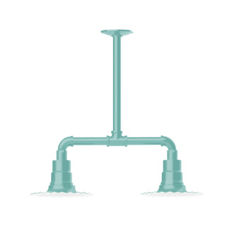 Radial Two Light Pendant in Sea Green (518|MSB15748T48)