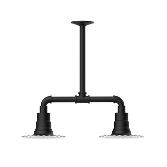 Radial Two Light Pendant in Black (518|MSB15741)