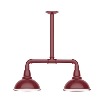 Cafe Two Light Pendant in Barn Red (518|MSB10555T48W08)