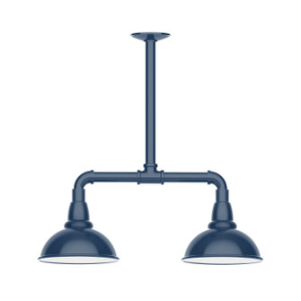 Cafe Two Light Pendant in Navy (518|MSB10550T48)