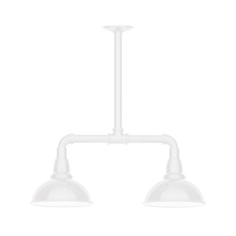 Cafe Two Light Pendant in White (518|MSB10544T48)