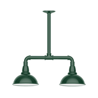 Cafe Two Light Pendant in Forest Green (518|MSB10542T30G05)