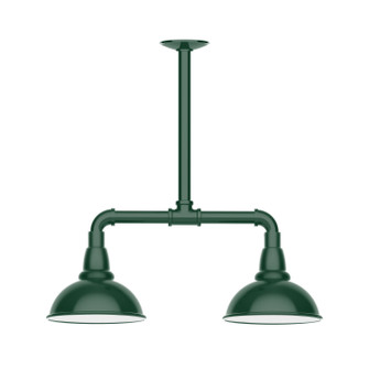 Cafe Two Light Pendant in Forest Green (518|MSB10542T30)