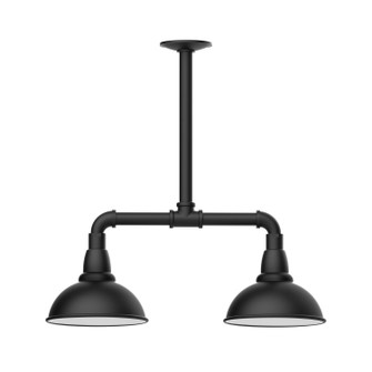 Cafe Two Light Pendant in Black (518|MSB10541T48)