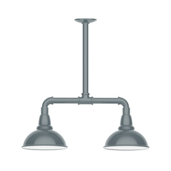 Cafe Two Light Pendant in Slate Gray (518|MSB10540T24)