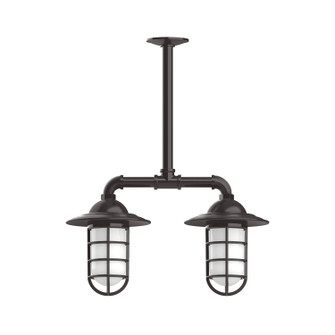 Vaportite Two Light Pendant in Architectural Bronze (518|MSA05251T24)