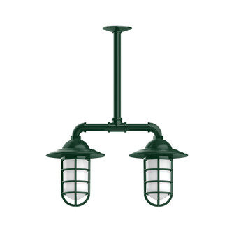 Vaportite Two Light Pendant in Forest Green (518|MSA05242T30)