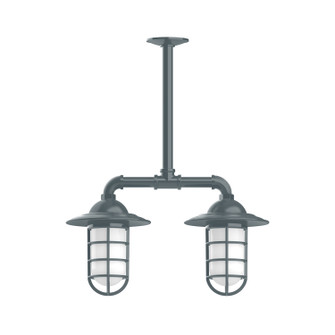 Vaportite Two Light Pendant in Slate Gray (518|MSA05240T36)