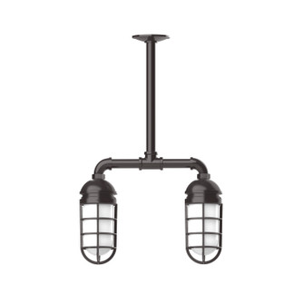 Vaportite Two Light Pendant in Architectural Bronze (518|MSA05051T24)