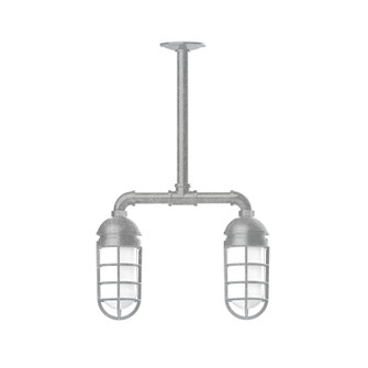 Vaportite Two Light Pendant in Painted Galvanized (518|MSA05049T36)