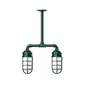 Vaportite Two Light Pendant in Forest Green (518|MSA05042T30)