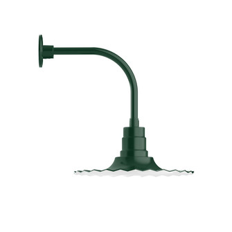 Radial One Light Wall Mount in Forest Green (518|GNU15942B01)