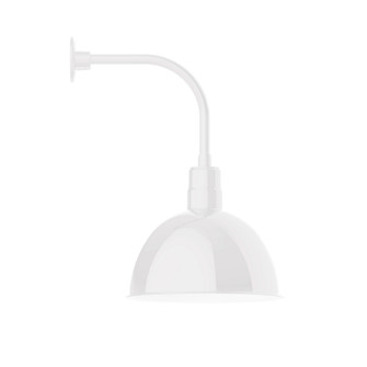 Deep Bowl One Light Wall Mount in White (518|GNU11744)