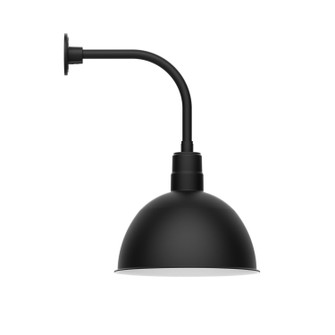 Deep Bowl One Light Wall Mount in Black (518|GNU11741)