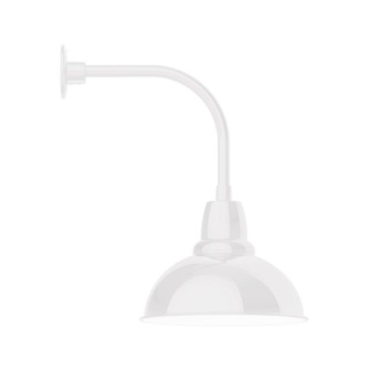 Cafe One Light Wall Mount in White (518|GNU10744B01W14)