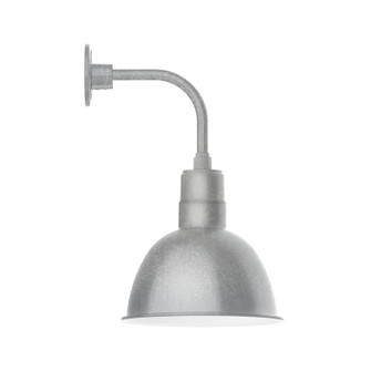 Deep Bowl One Light Wall Mount in Painted Galvanized (518|GNT11649) Deep Bowl One Light Wall Mount in Painted Galvanized (518|GNT11649)