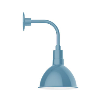 Deep Bowl One Light Wall Mount in Light Blue (518|GNT11554G05)