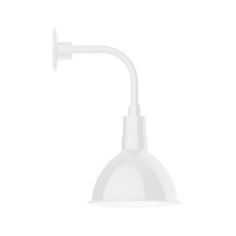 Deep Bowl One Light Wall Mount in White (518|GNT11544B03)