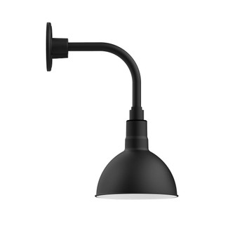 Deep Bowl One Light Wall Mount in Black (518|GNT11441B03G05)