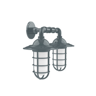 Vaportite Two Light Wall Mount in Slate Gray (518|GNP05240)
