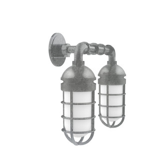 Vaportite Two Light Wall Mount in Painted Galvanized (518|GNP05049)